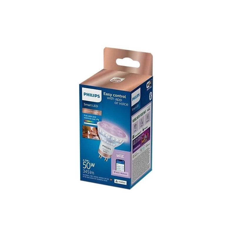 Lamp led wifi gu10 par16 4.7w 345lm rgb