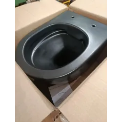 Discounted item - Wall-hung toilet Domoletti ME525-MB, black