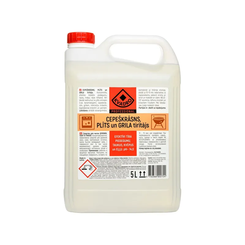CEPEŠKRĀSNS, PLĪTS UN GRILA tīrītājs, 5L
