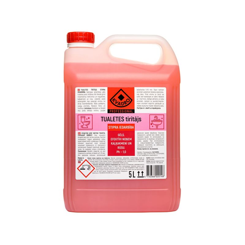 Tualetes tīrītājs, stipra iedarbība, 5L