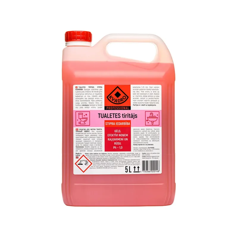 Tualetes tīrītājs, stipra iedarbība, 5L