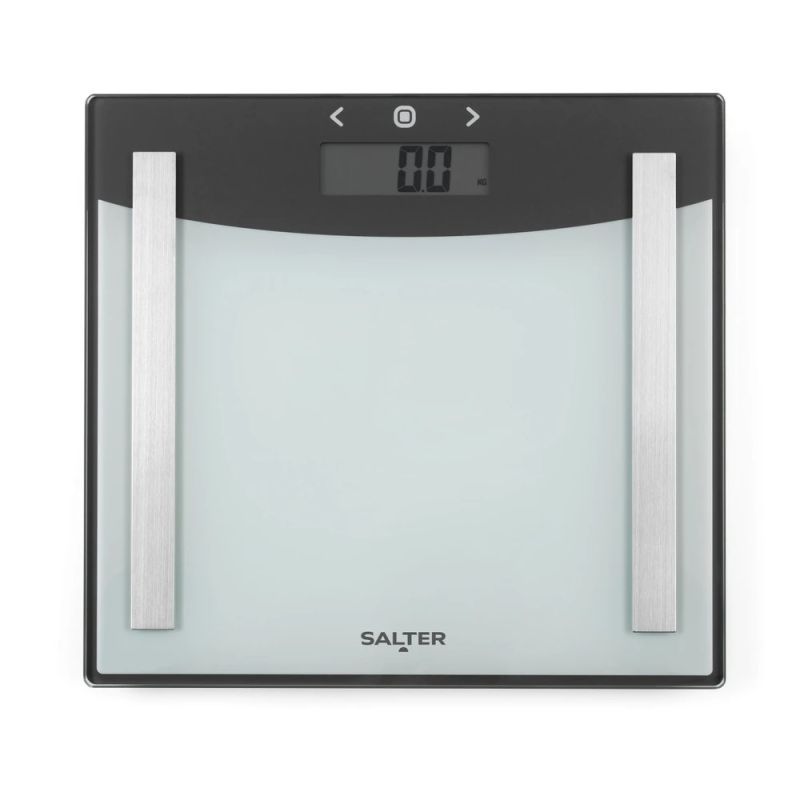 Salter 9137 SVWH3REU16 Silver White Glass Analyser Scale