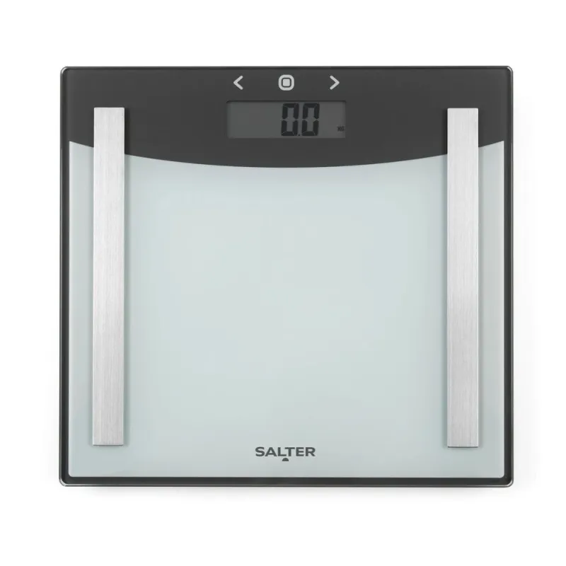 Salter 9137 SVWH3REU16 Silver White Glass Analyser Scale