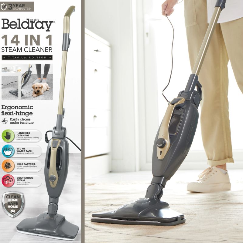 Beldray BEL01732TTVDE 14 in1 Steam Cleaner