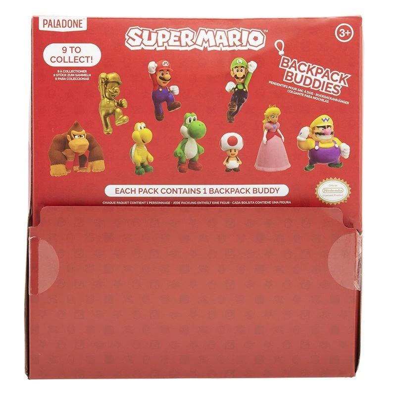 Paladone Super Mario Backpack Buddies CDU Of 24 pcs