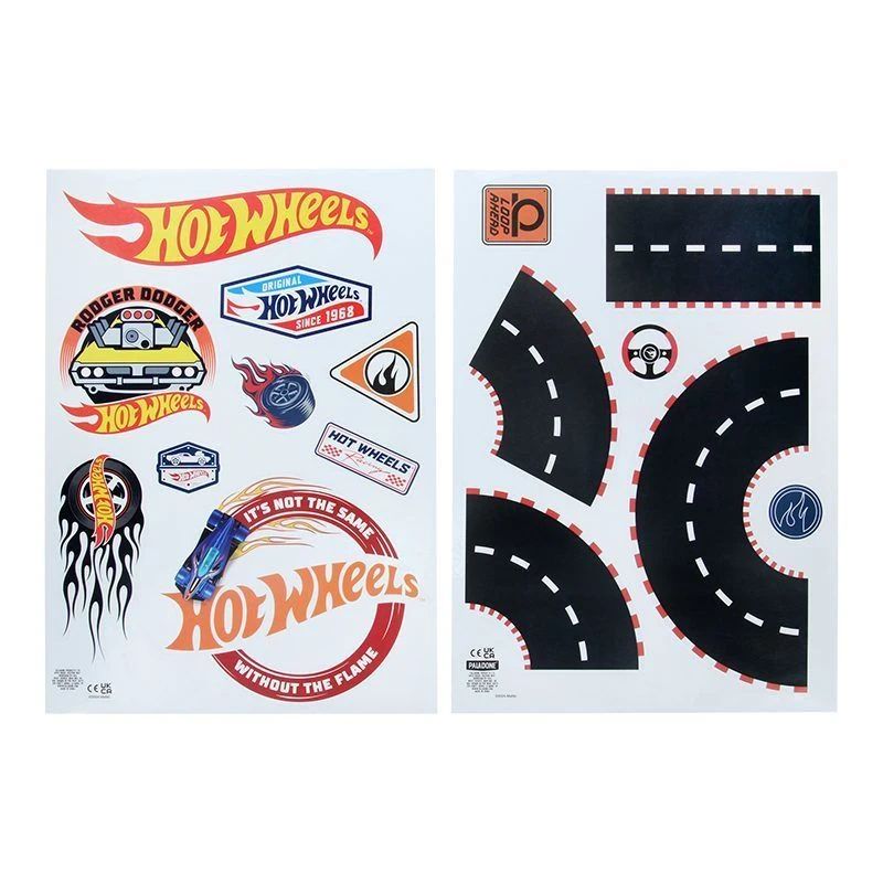 Paladone Hot Wheels Personalisation Wall Decals