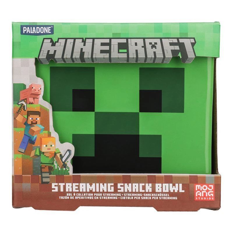Paladone Minecraft Creeper Streaming Snack Bowl