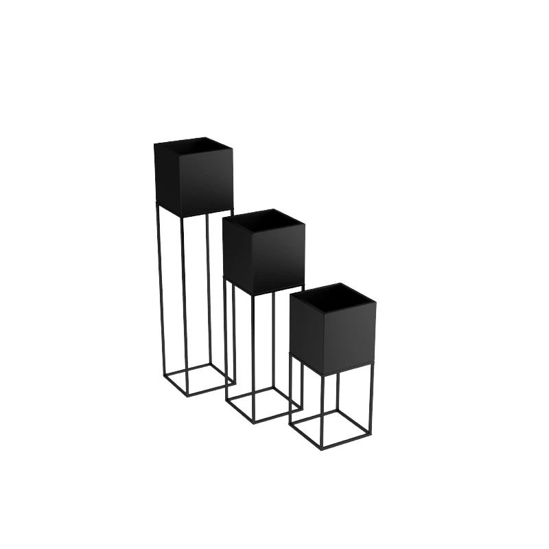 Statīvs augiem lorient 19x19x47cm melns
