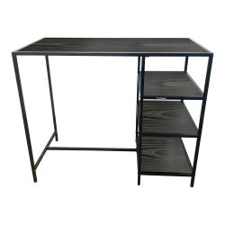 Bāra galds gabe melns-melns 100x120x60cm