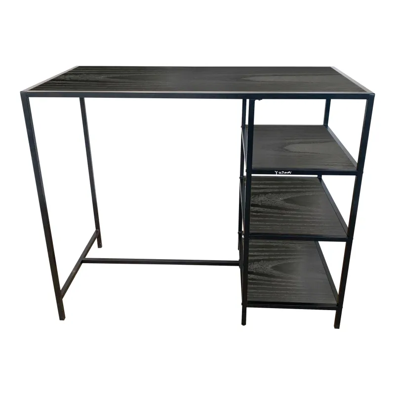 Bāra galds gabe melns-melns 100x120x60cm