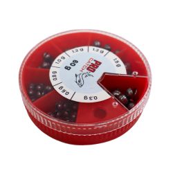 Svina atsvariņu komplekts makšķerēšanai