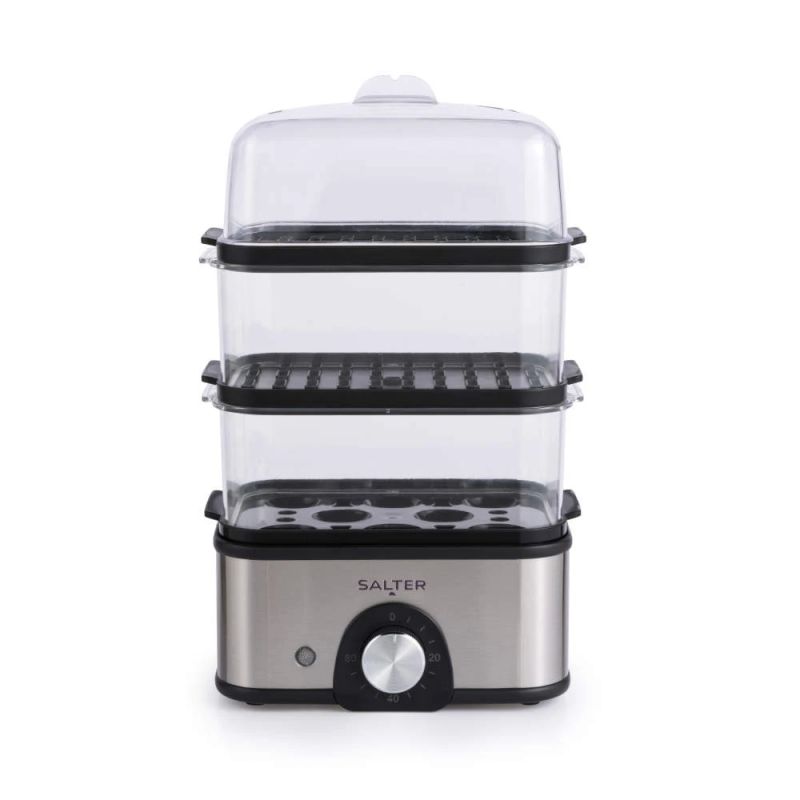 Salter EK5885VDE Compact 3-Tier Steamer