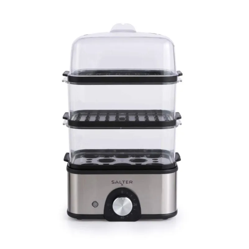Salter EK5885VDE Compact 3-Tier Steamer