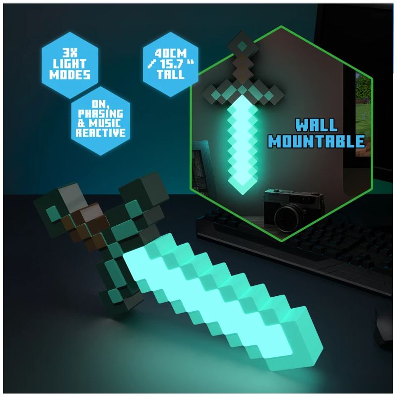 Paladone Minecraft Diamond Sword Light