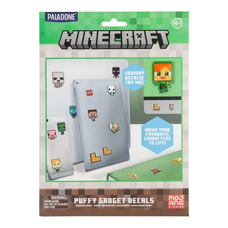 Paladone Minecraft Puffy Gadget Decals