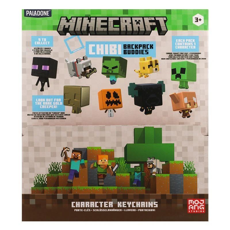 Paladone Minecraft Backpack Buddies Series 3 ,Assorted,