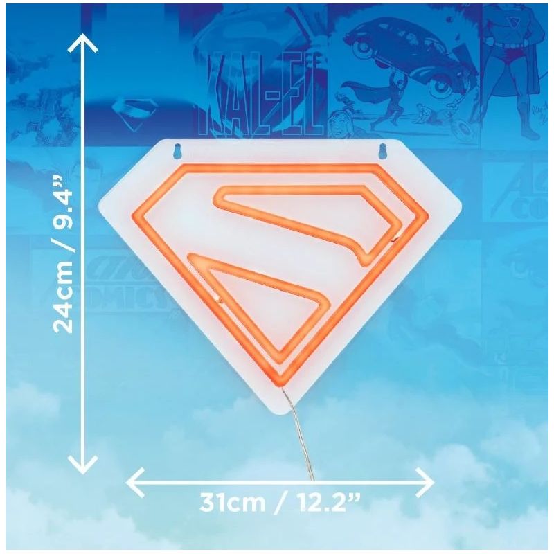 Paladone Marvel Superman Wall Mountable LED Neon Light