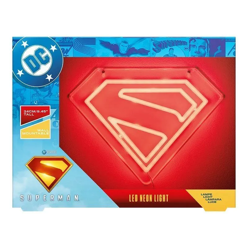 Paladone Marvel Superman Wall Mountable LED Neon Light
