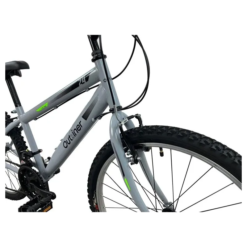 Velosipēds kalnu Outliner. 24 . pelēka