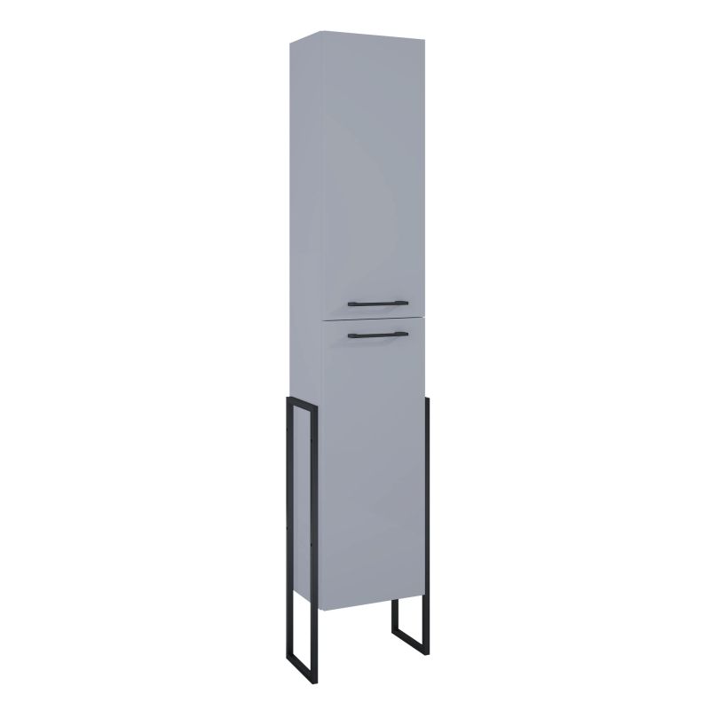 Skapis augsts cheese ar rāmi 30cm pelēks