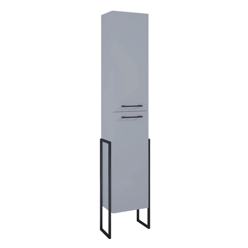 Skapis augsts cheese ar rāmi 30cm pelēks