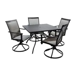 Dārza komplekts, galds ar 4 krēsliem