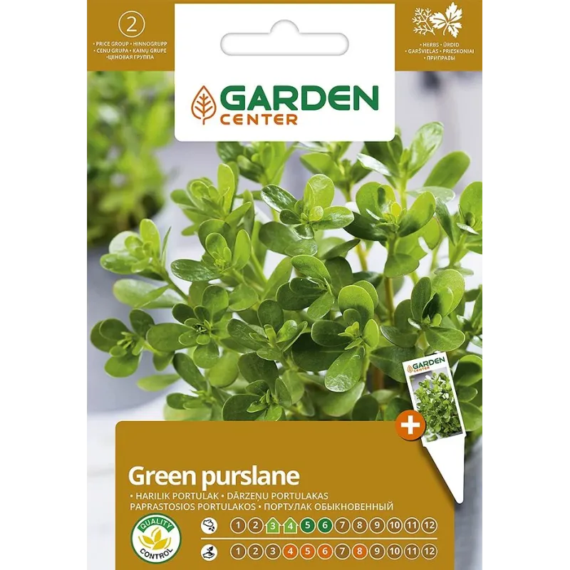 Sēklas zaļās portulaks