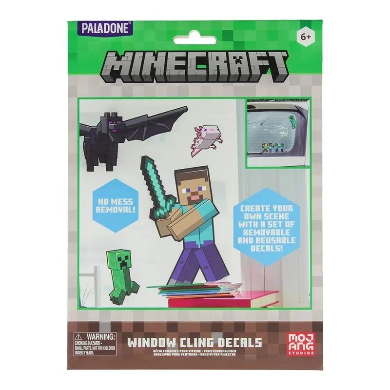 Paladone Minecraft Window Cling Decals