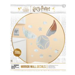 Paladone Harry Potter Golden Snitch Mirror Wall Decals