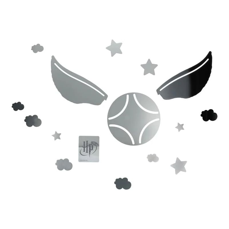 Paladone Harry Potter Golden Snitch Mirror Wall Decals
