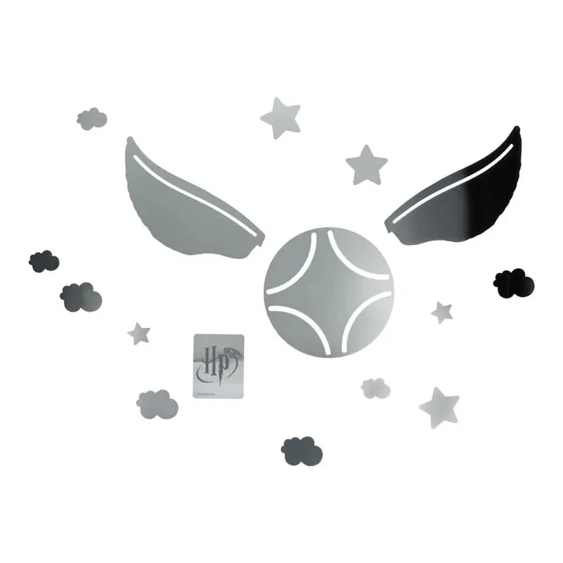 Paladone Harry Potter Golden Snitch Mirror Wall Decals