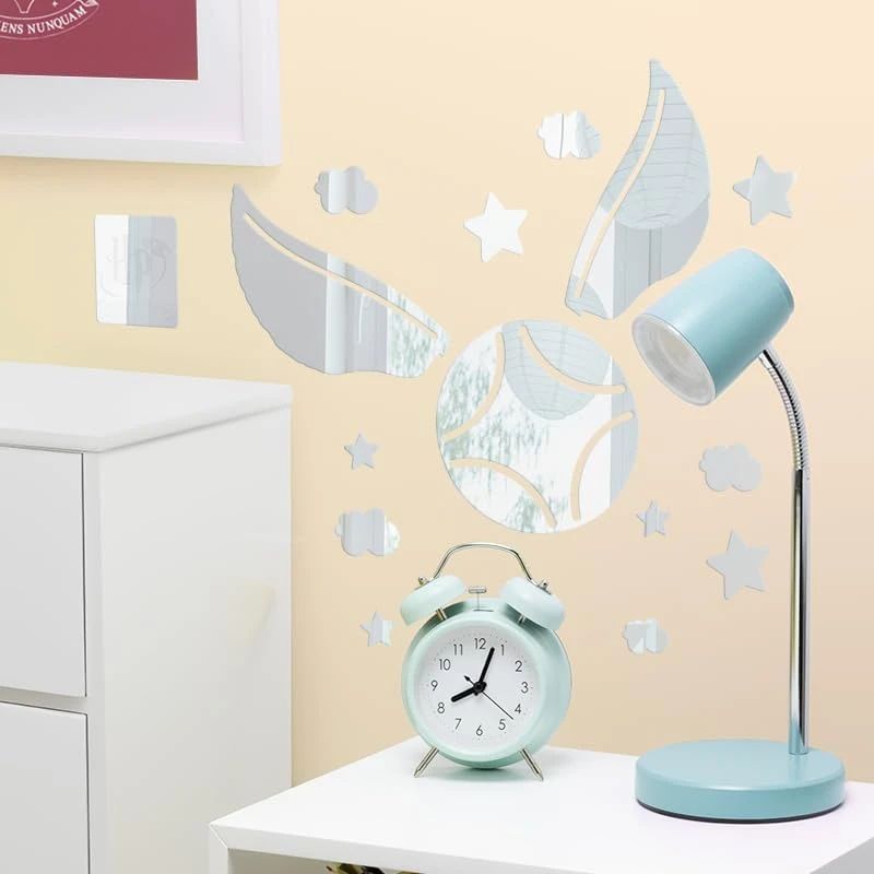 Paladone Harry Potter Golden Snitch Mirror Wall Decals