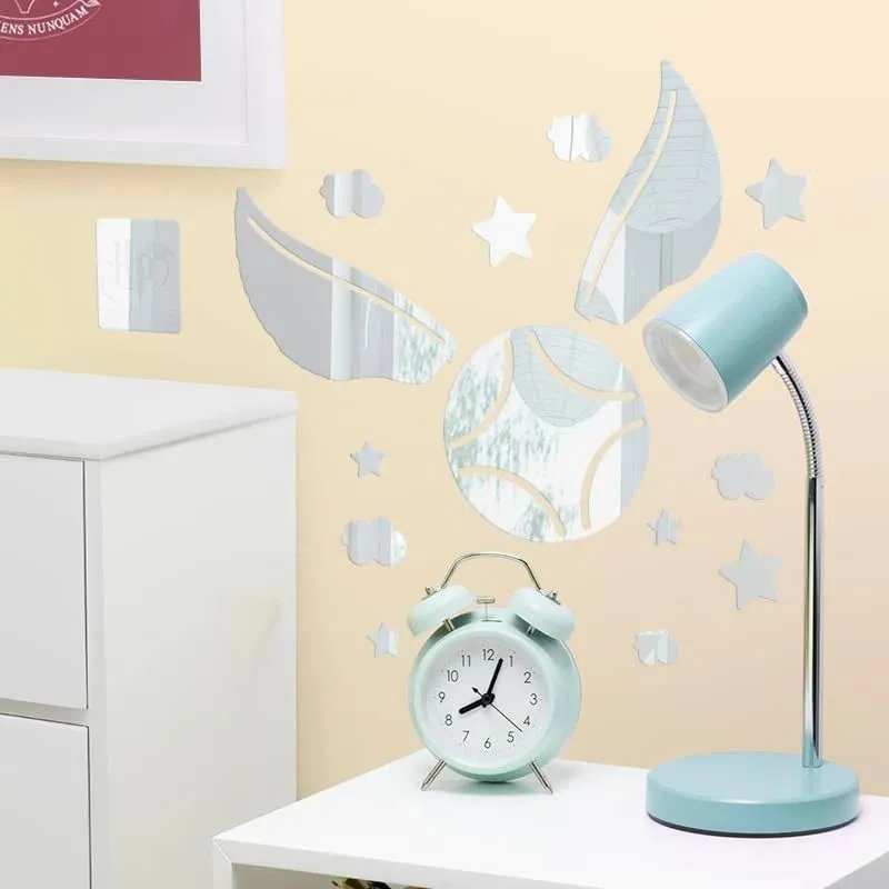 Paladone Harry Potter Golden Snitch Mirror Wall Decals