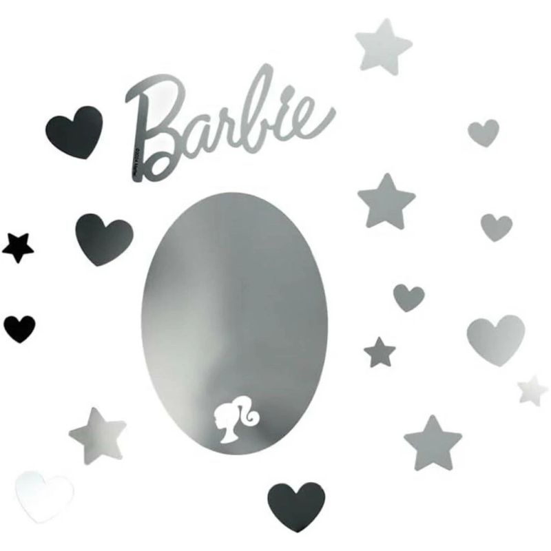 Paladone Barbie Mirror Wall Decals