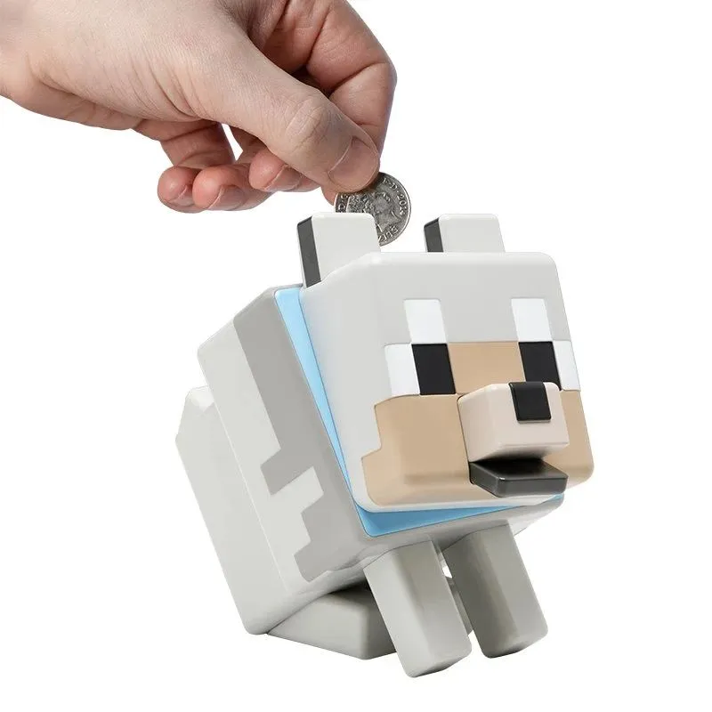 Paladone Minecraft Wolf Shaped Money Box