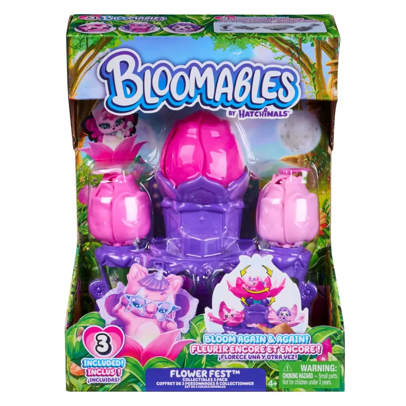 HATCHIMALS Rotaļu komplekts Flower Fest, 3 gab.