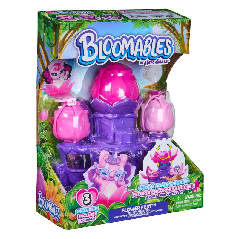 HATCHIMALS Игровой набор Flower Fest 3шт