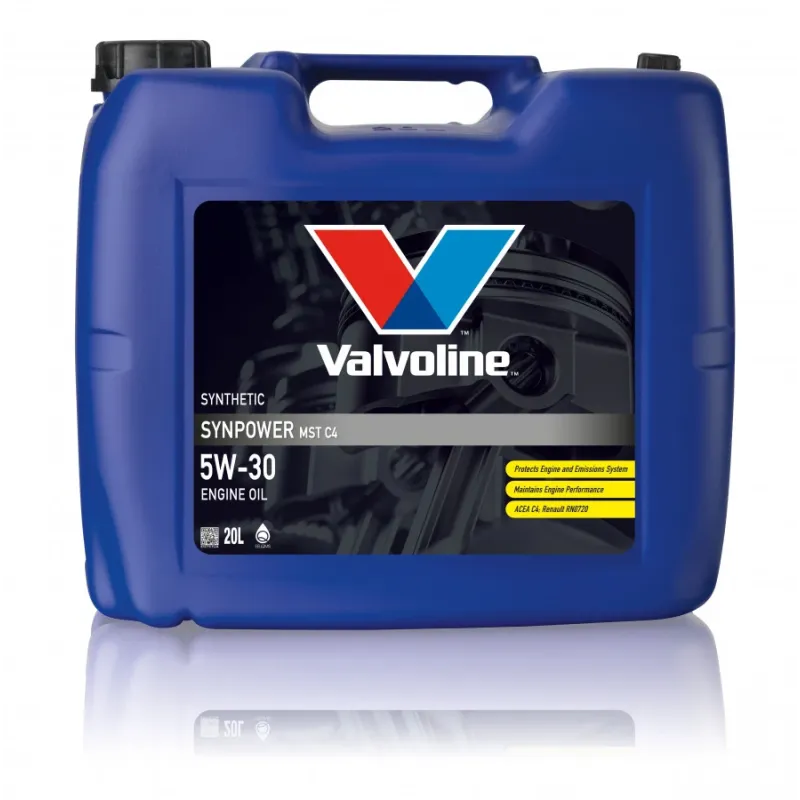 Alyva varikliui SYNPOWER MST C4 5W30 20L, Valvoline