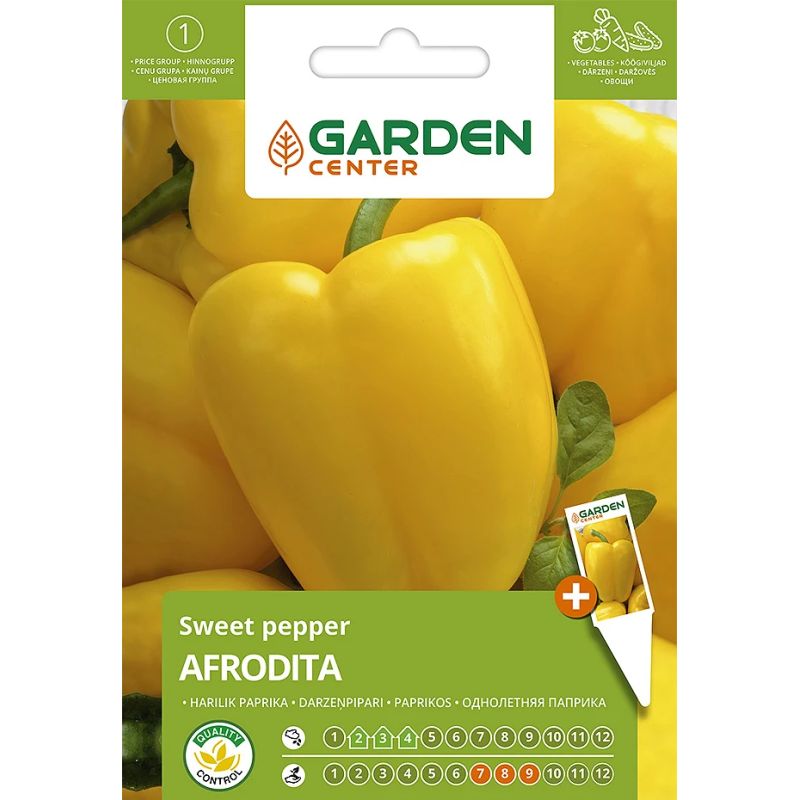 Sēklas paprika viengadīgā afrodita