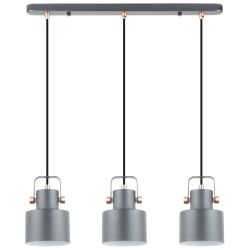 Griestu lampa, 3xE27, Max 40W, 220-240V, Melna