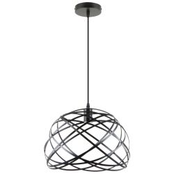 Griestu lampa, E27, Max 40W, 220-240V, Melna