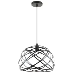 Griestu lampa, E27, Max 40W, 220-240V, Melna