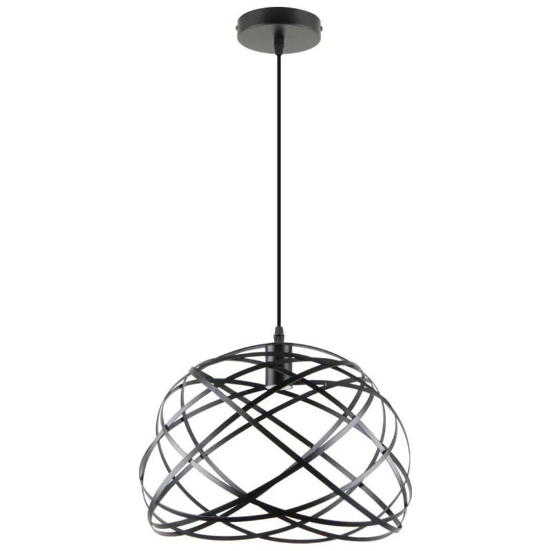 Griestu lampa, E27, Max 40W, 220-240V, Melna