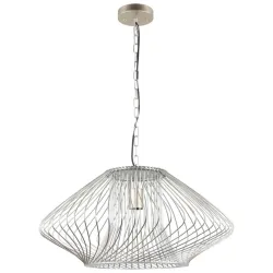 Griestu lampa, E27, Max 40W, 220-240V, Sudraba