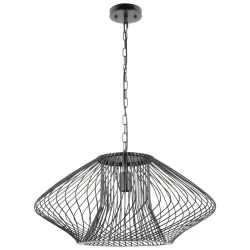 Griestu lampa, E27, Max 40W, 220-240V, Melna