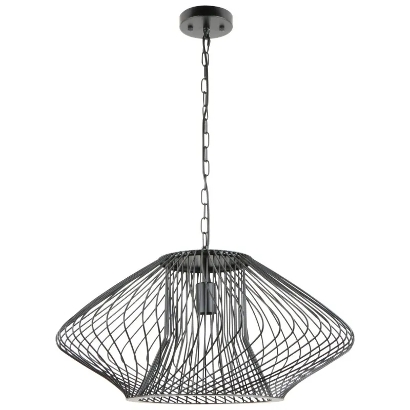 Griestu lampa, E27, Max 40W, 220-240V, Melna