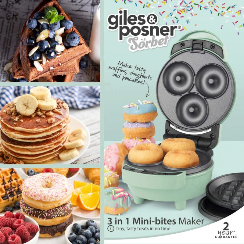 Giles & Posner EK5535GSBLVDE 3 in 1 Mini-bites Maker