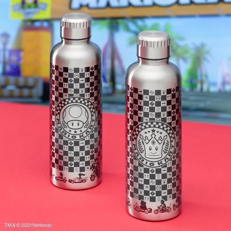 Paladone Super Mario MarioKart Metal Water Bottle