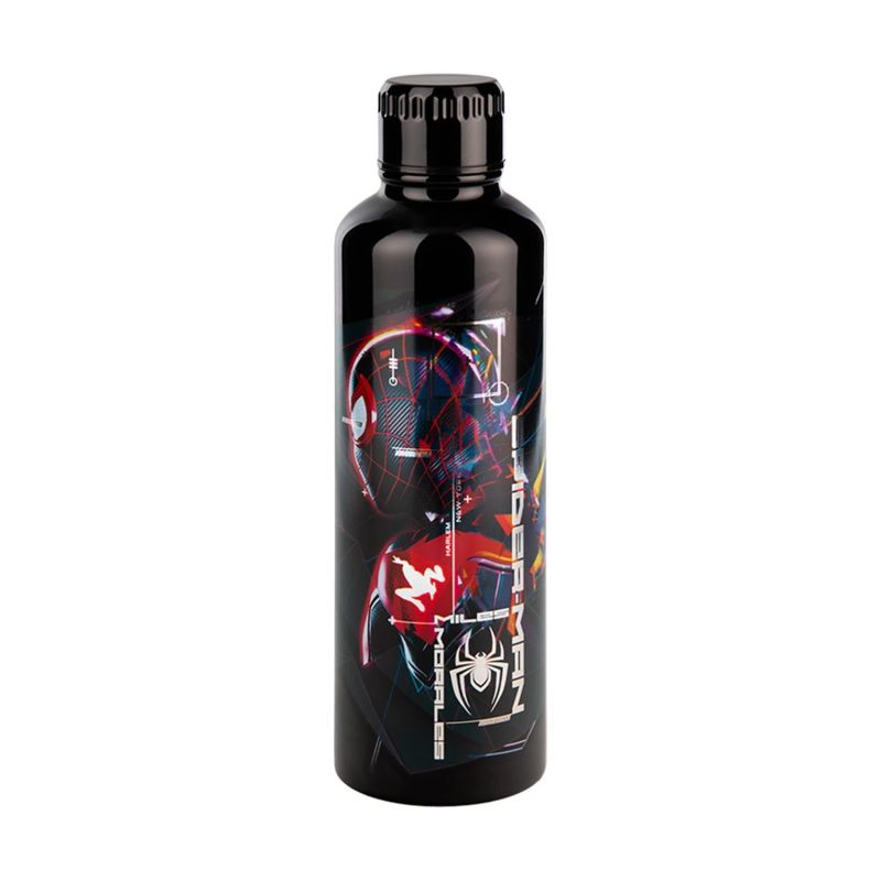 Paladone Spiderman Miles Morales Metal Water Bottle