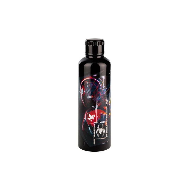Paladone Spiderman Miles Morales Metal Water Bottle